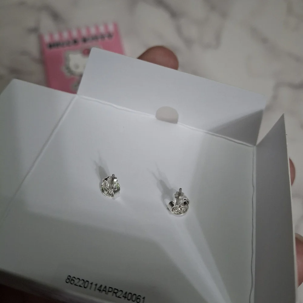 Hello Kitty Rhinestone Earrings